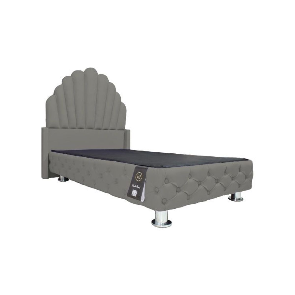 BARAKA HOME - Dormitorio Abanico 2 Plz - Gris Oscuro