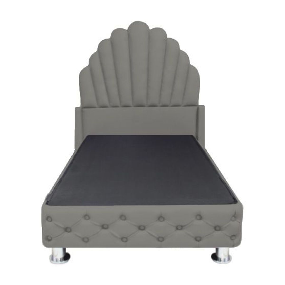 BARAKA HOME - Dormitorio Abanico 2 Plz - Gris Oscuro