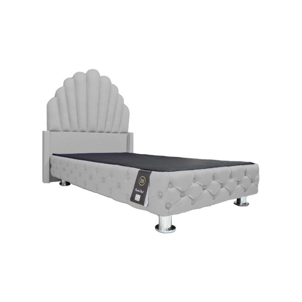 BARAKA HOME - Dormitorio Abanico 2 Plz - Gris Claro