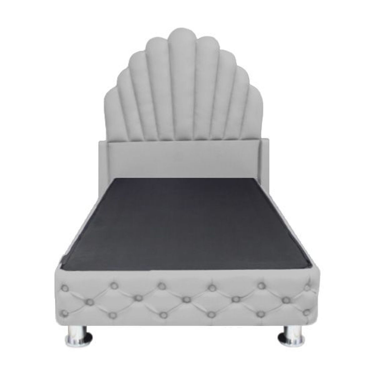 BARAKA HOME - Dormitorio Abanico 2 Plz - Gris Claro