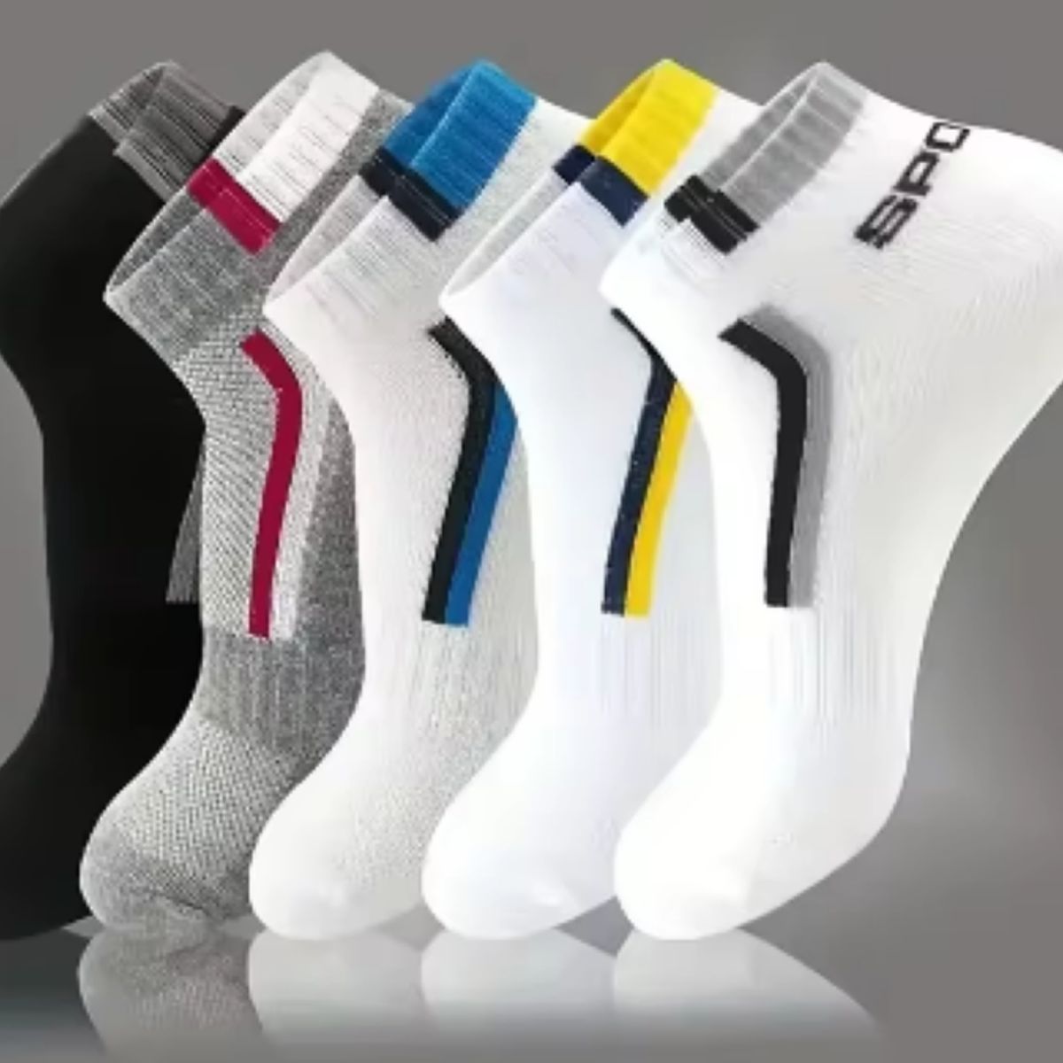 GENERICO - Medias Tobilleras Regular Outfit 10 pares - Unisex