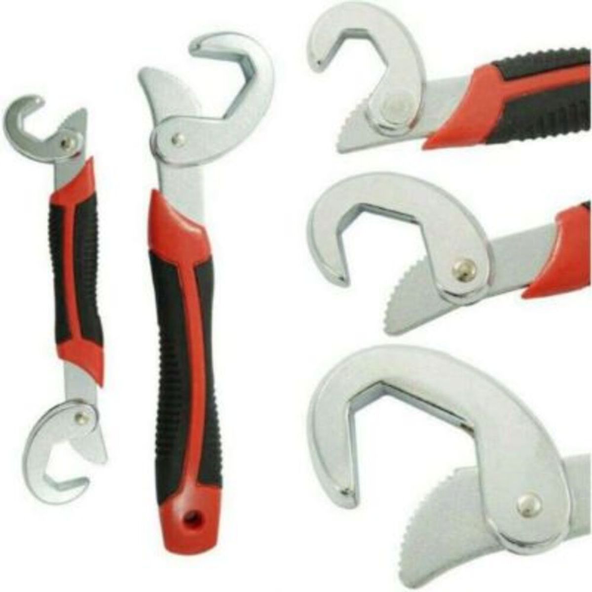 OEM - Juego De 2 Llaves Para Tubo Tuercas Tornillo Multiusos Snap And Grip