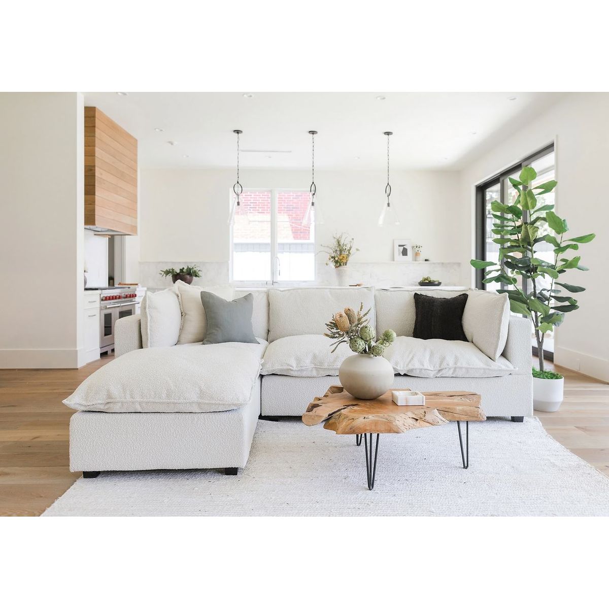 GENERICO - Sofa 3 Cuerpos Rennes + Banqueta de regalo - Blanco