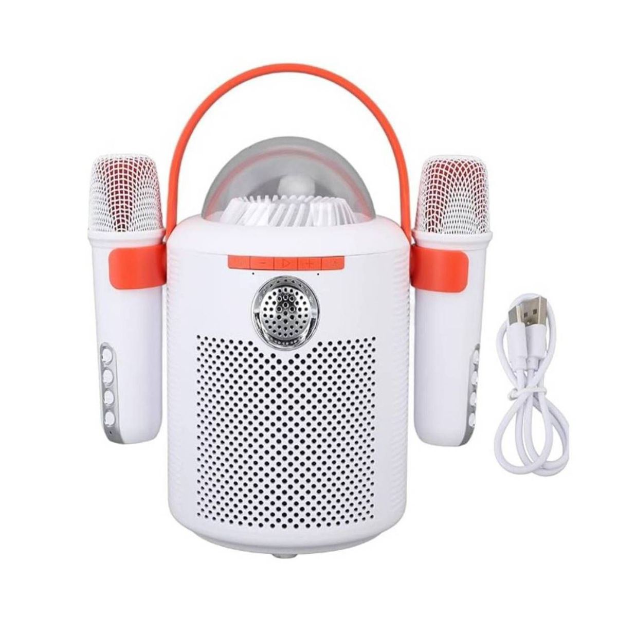 GENERICO - Parlante Karaoke con 2 Micrófonos Inalámbricos Bluetooth 5,0
