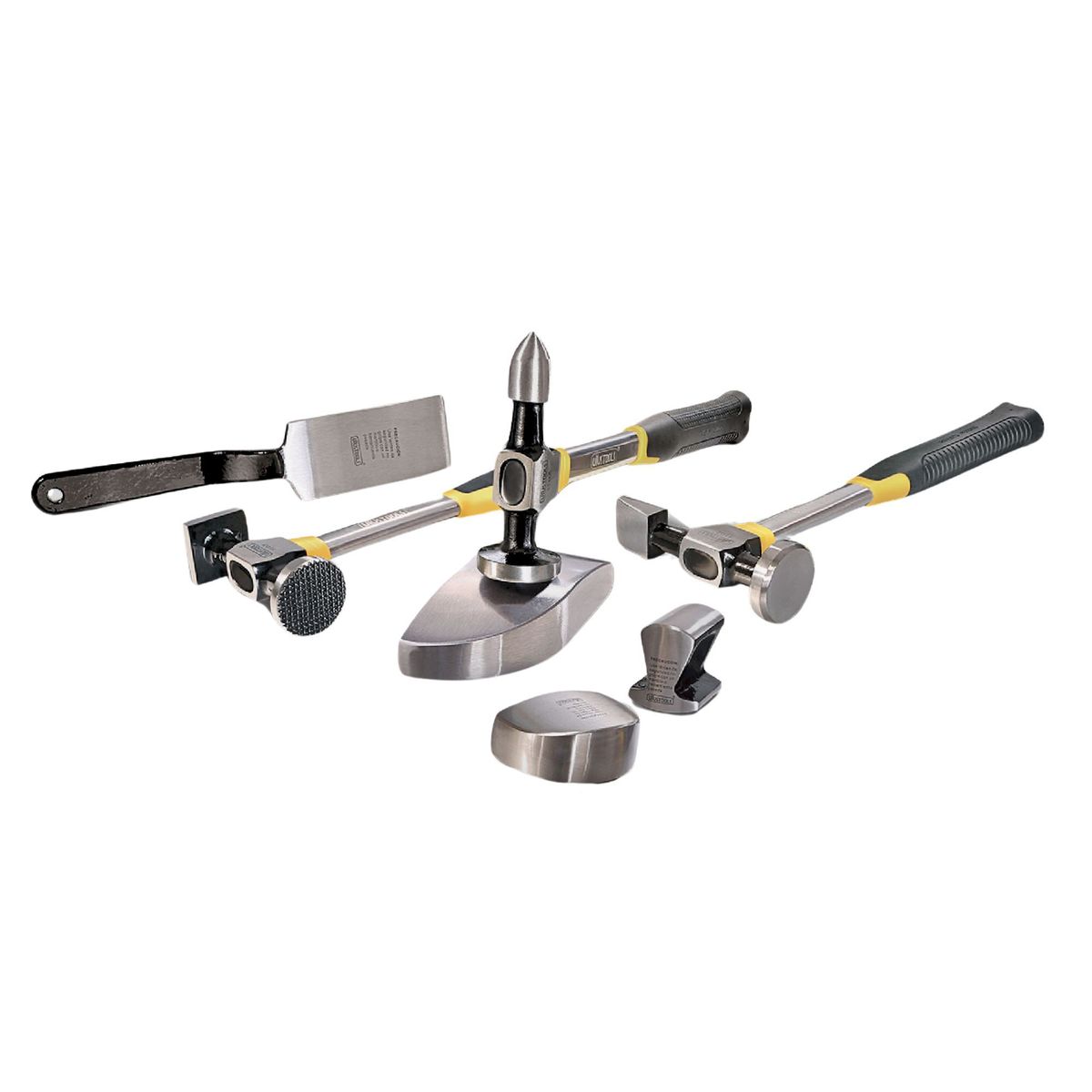 UYUSTOOLS - MARTILLO PLANCHADOR REPARADOR DE AUTO JUEGO 7 PIEZAS