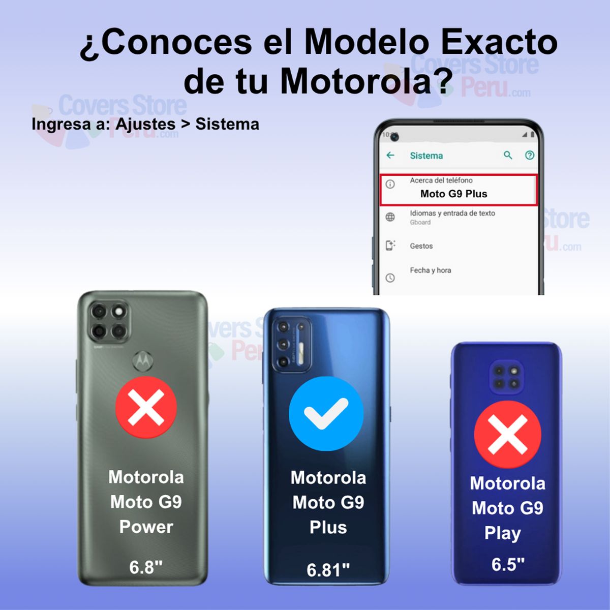 GENERICO - Funda para Motorola Moto G9 Plus con Anillo Metálico Antishock Azul