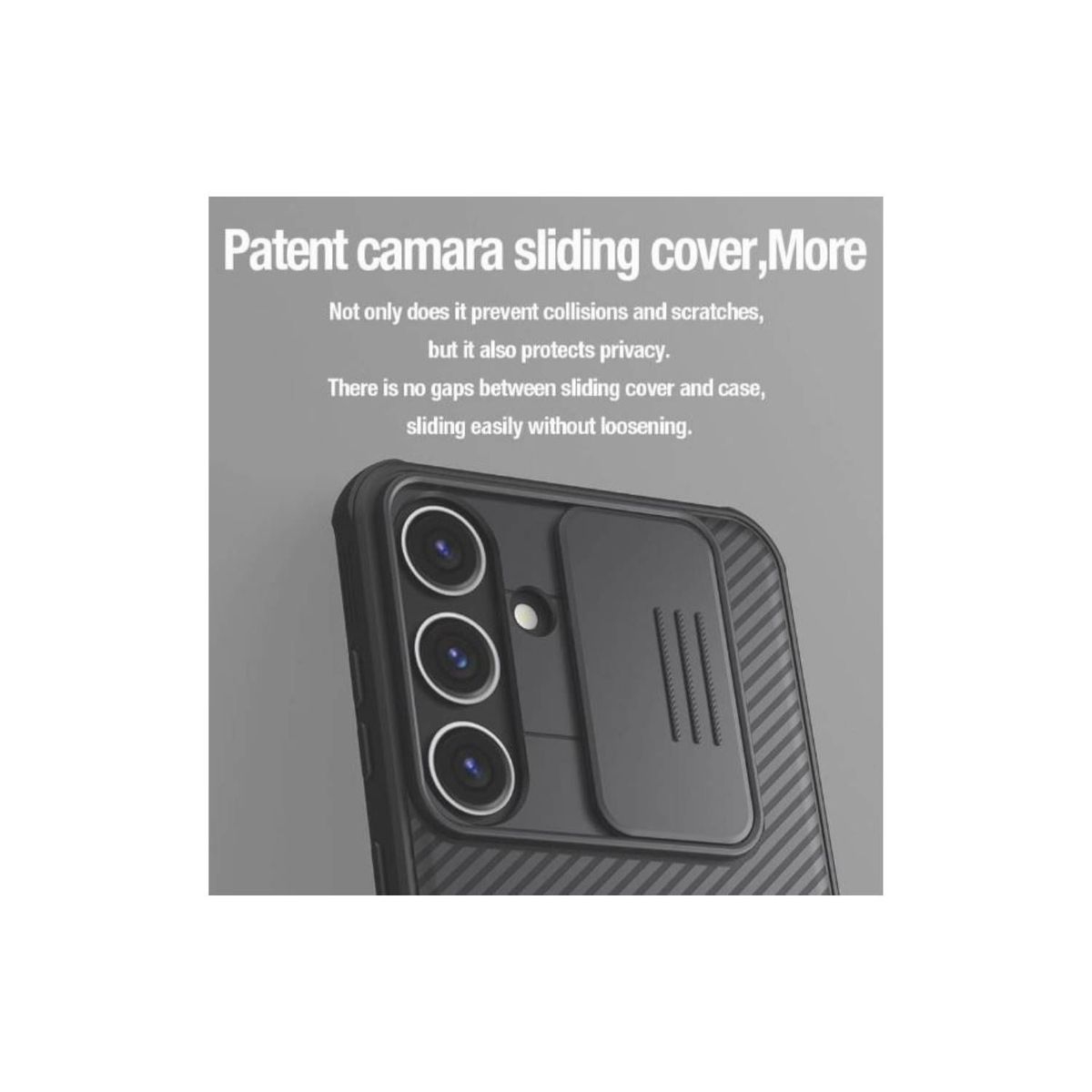 NILLKIN - Funda Nillkin CamShield para Samsung Galaxy S24 Plus  - Negro