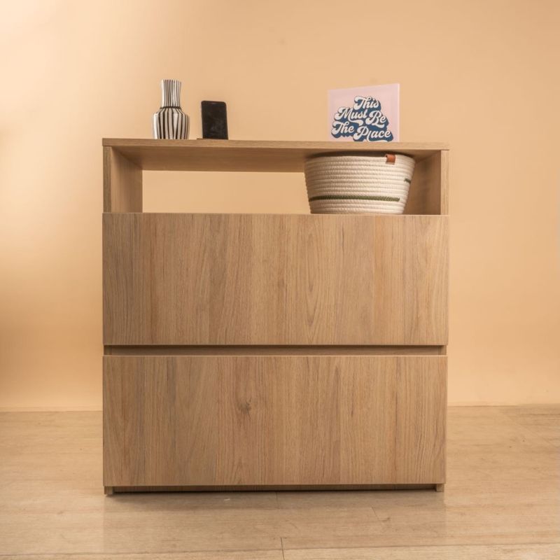 ALL CENTER MUEBLES DE MELAMINA - Comoda Nerea  Allcenter Dos Cajones