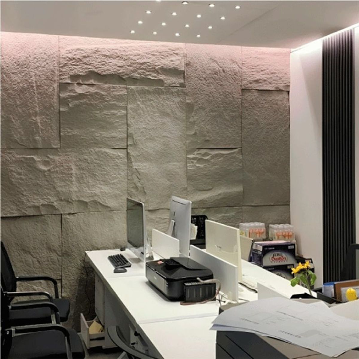 VIDAR - PANEL INTERIOR DE PIEDRA CINSELADA SMOKE-07 VENTA POR UNIDAD