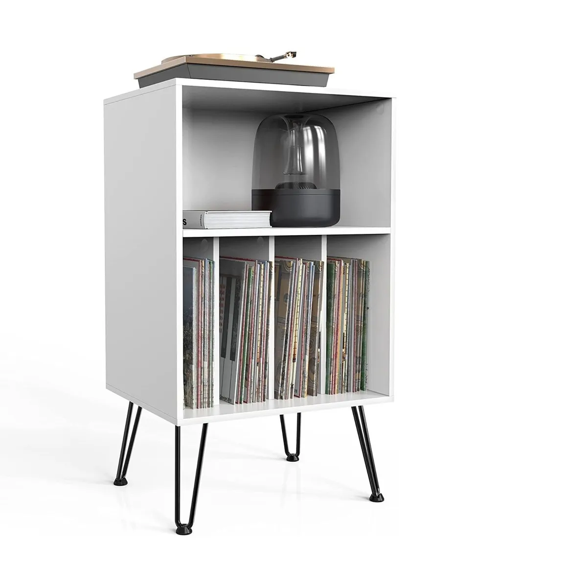 DIBA MUEBLES - Soporte para Tocadisco  Amore Blanco DIBA Muebles