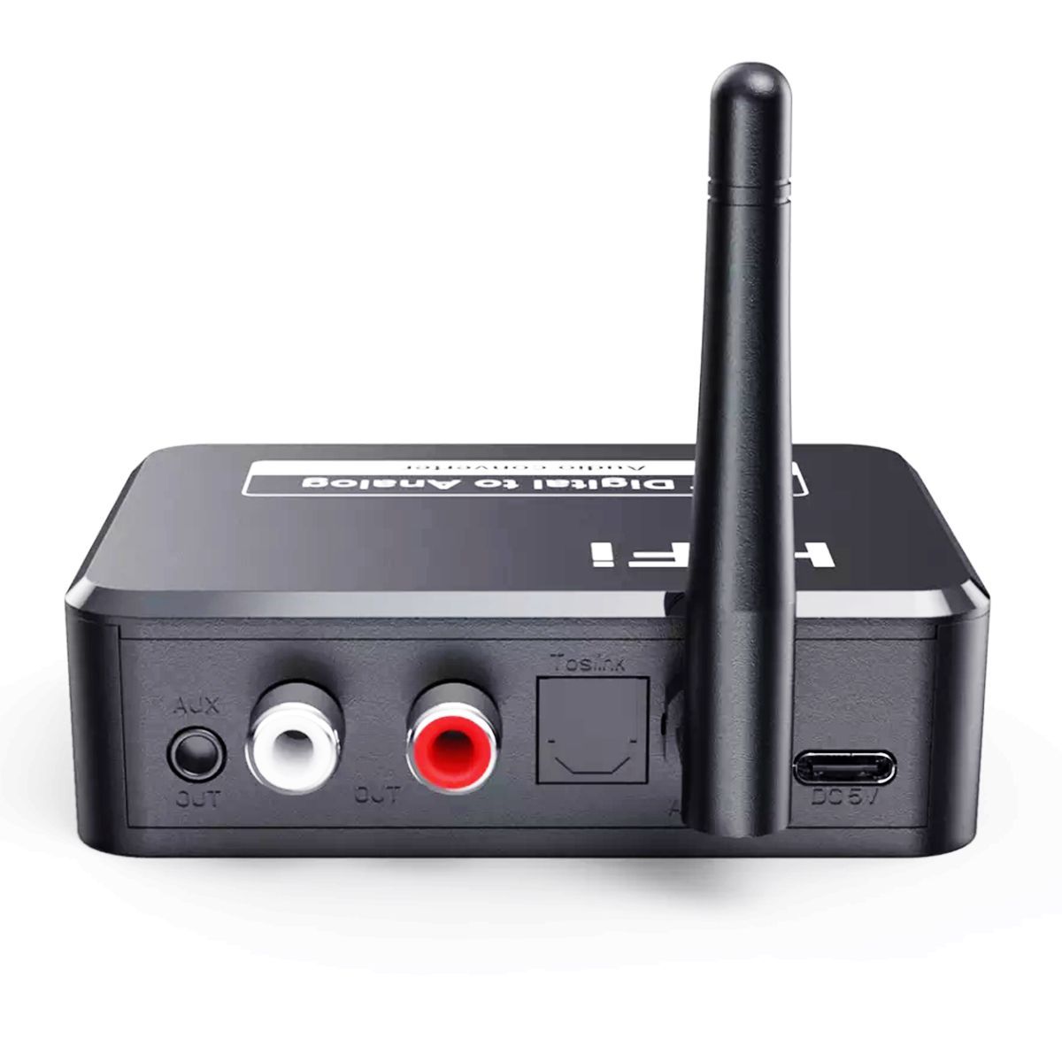 GENERICO - Convertidor Audio Digital a Análogo Adaptador Bluetooth Usb Mp3