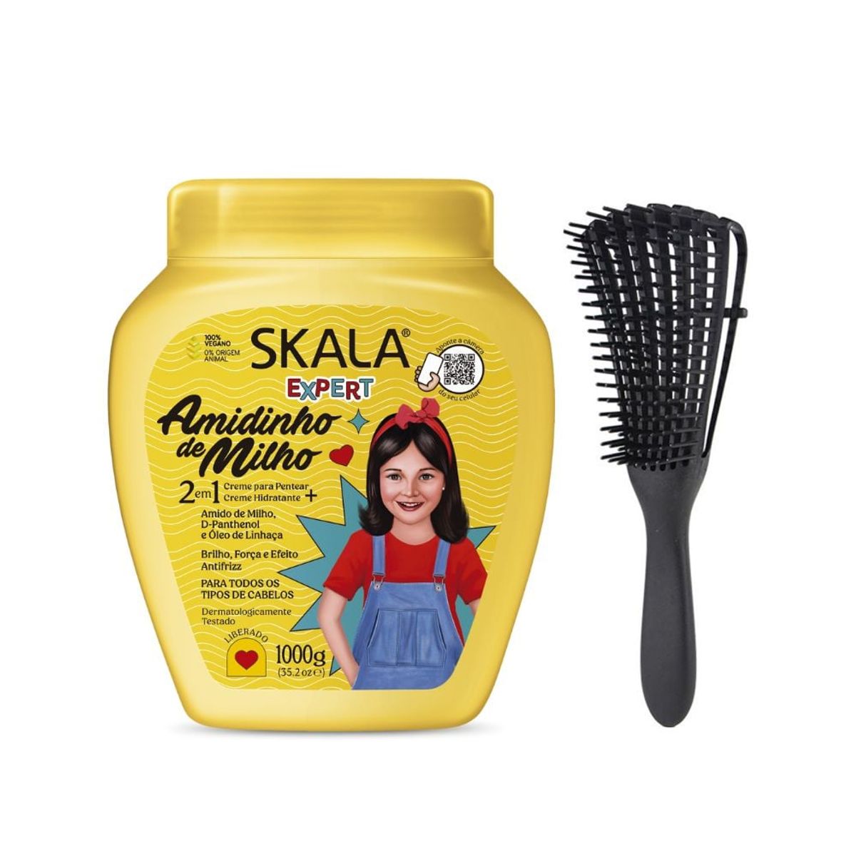 SKALA - Crema Tratamiento Capilar Amidinho de Milho Skala Expert Kids 1000g