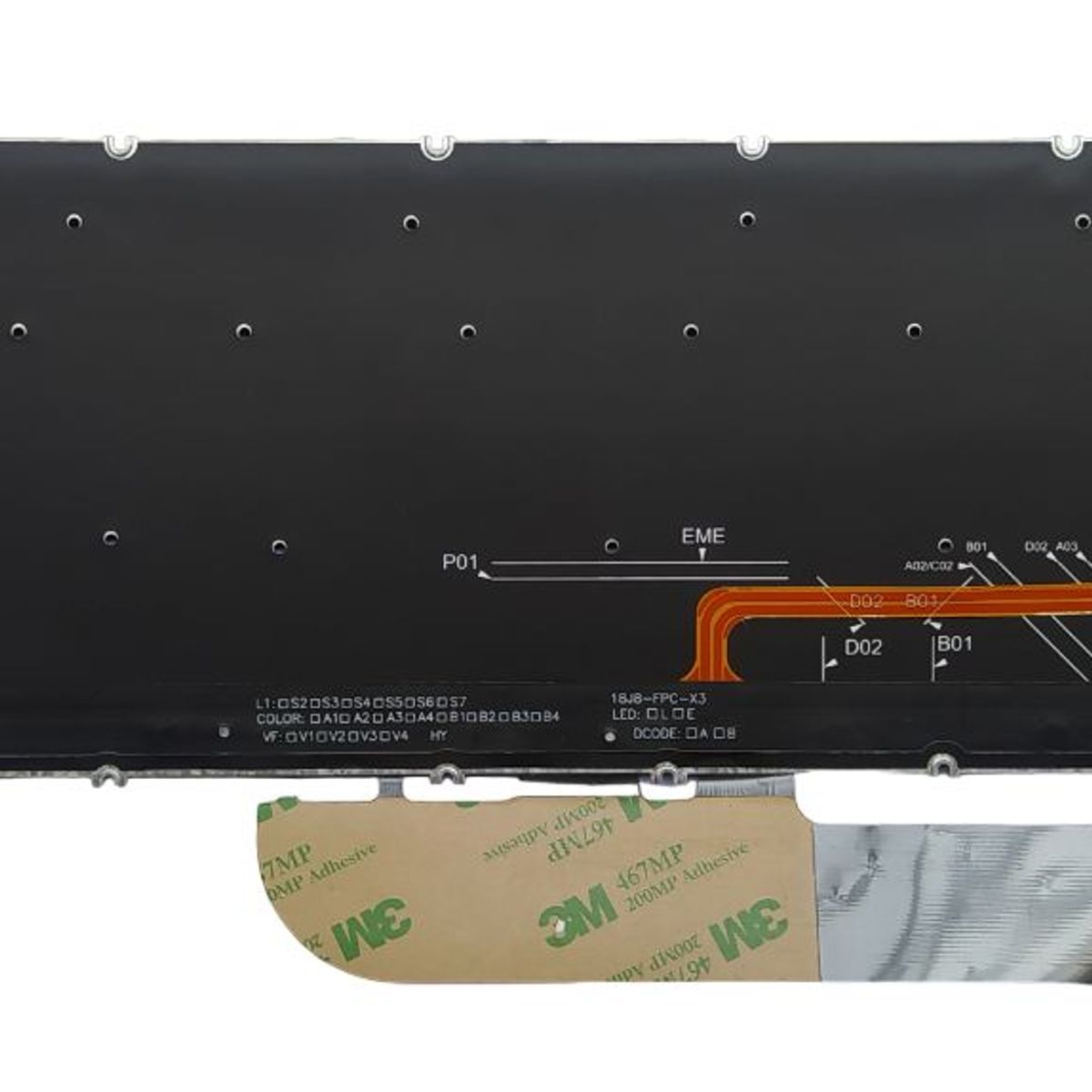 DELL - Teclado ORIGINAL para Dell Inspiron 15 7790 5584 Iluminado ESPAÑOL