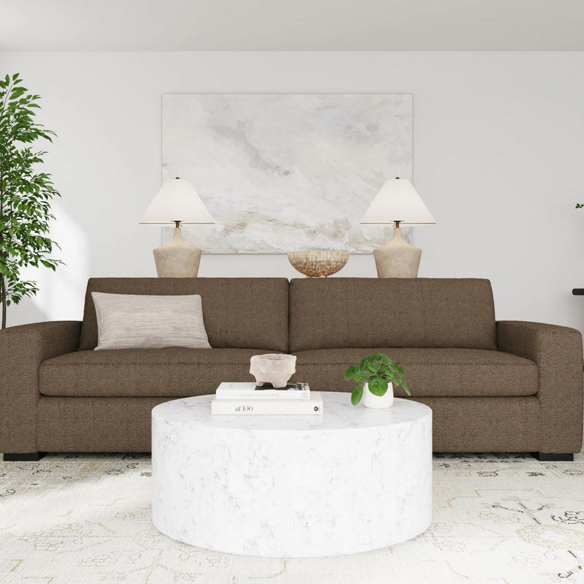 GENERICO - Sofa 2 Cuerpos Catania - Café