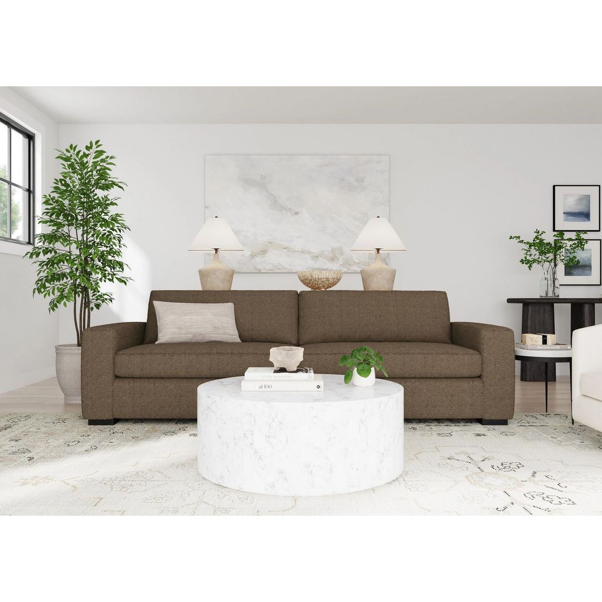 GENERICO - Sofa 2 Cuerpos Catania - Café