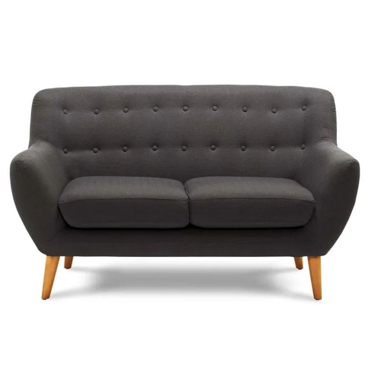 GENERICO - Sofa 2 cuerpos Phoenix - Gris Oscuro