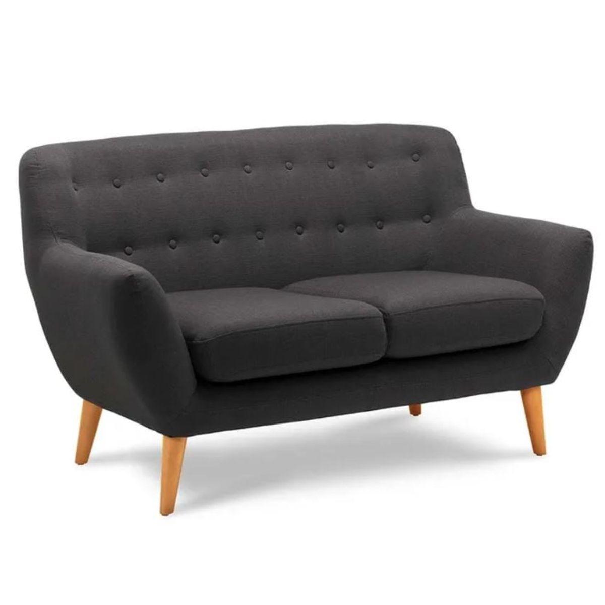 GENERICO - Sofa 2 cuerpos Phoenix - Gris Oscuro