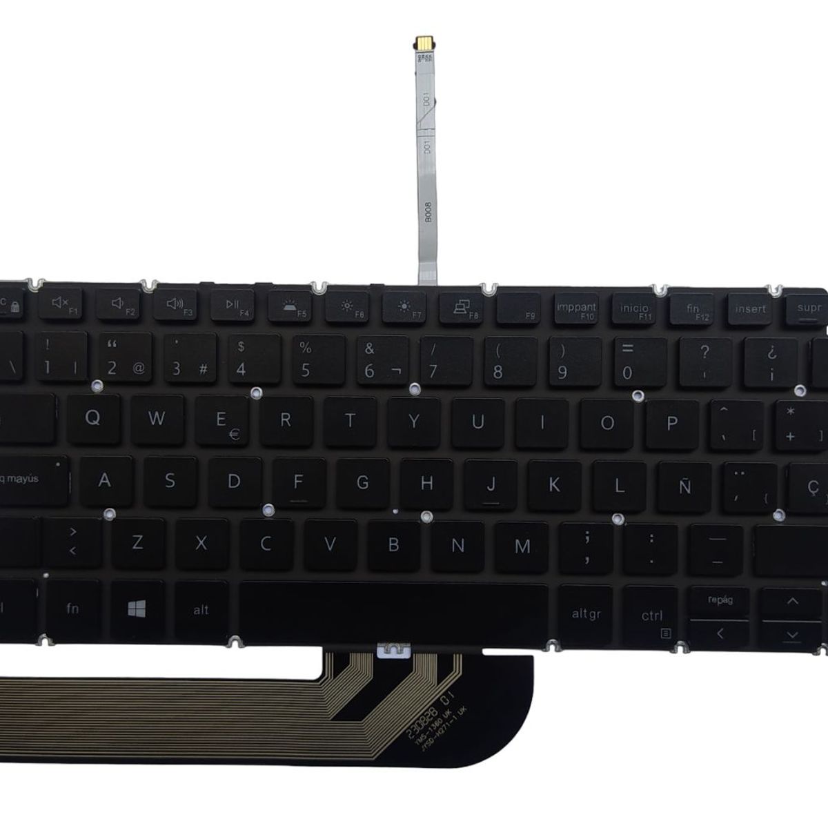 DELL - Teclado ORIGINAL para Dell Inspiron 7391 7490 7491 P126G ESPAÑOL