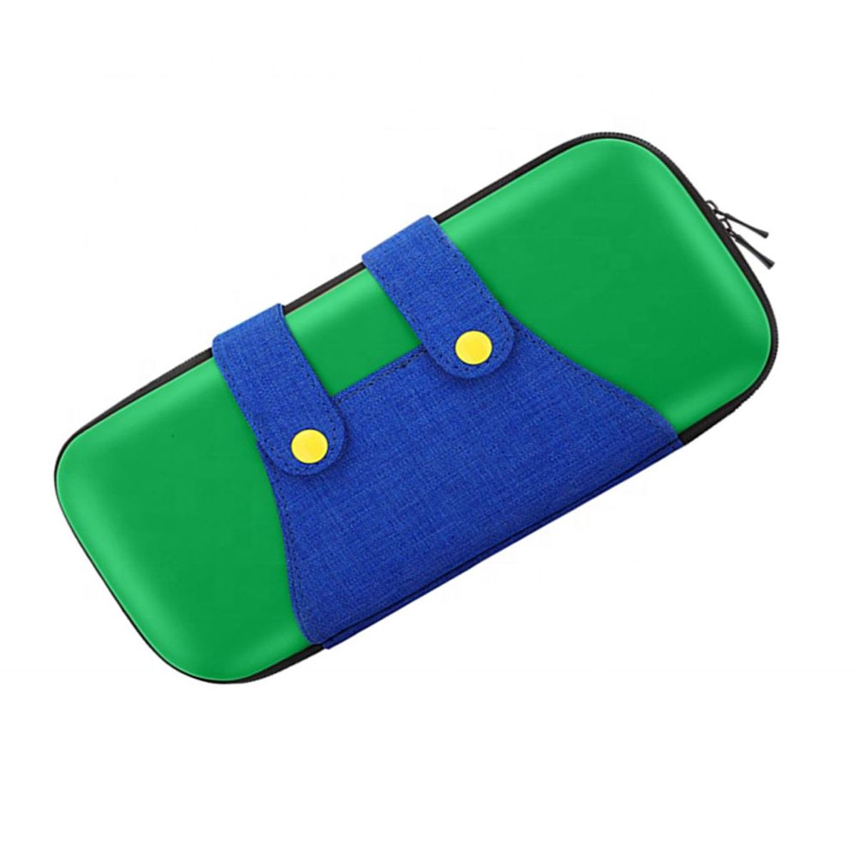 VARIOS - Pack Estuche Switch y Oled Luigi VerdeAzul y Cargador Original