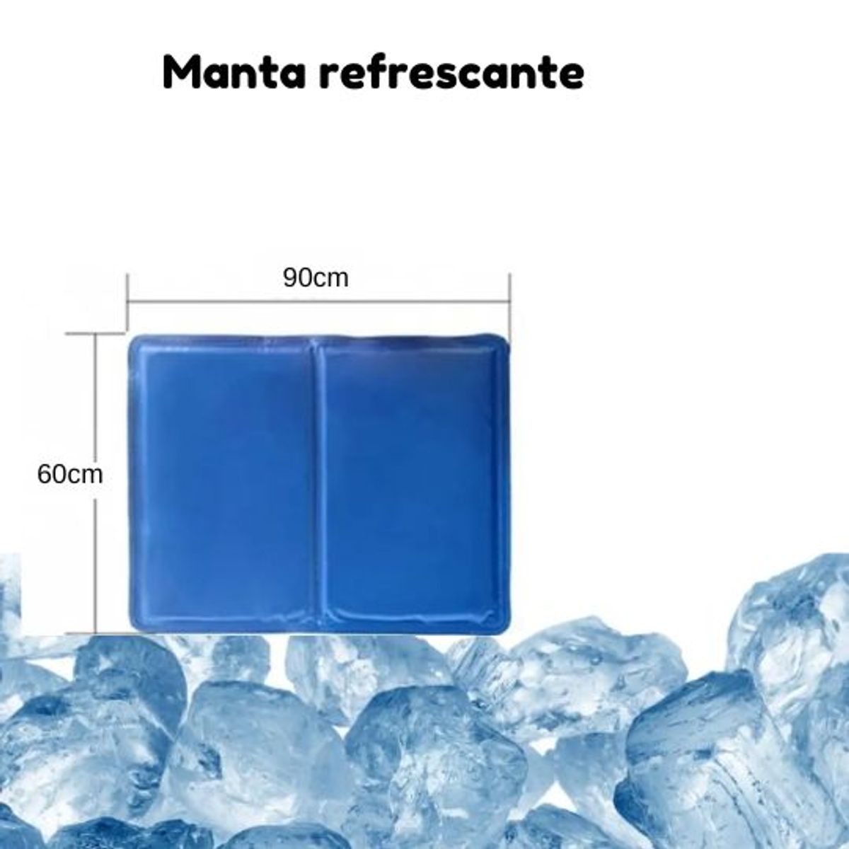 GENERICO - Colchoneta refrigerante L 90X60CM Pet Cool Mat CAMUFLADO