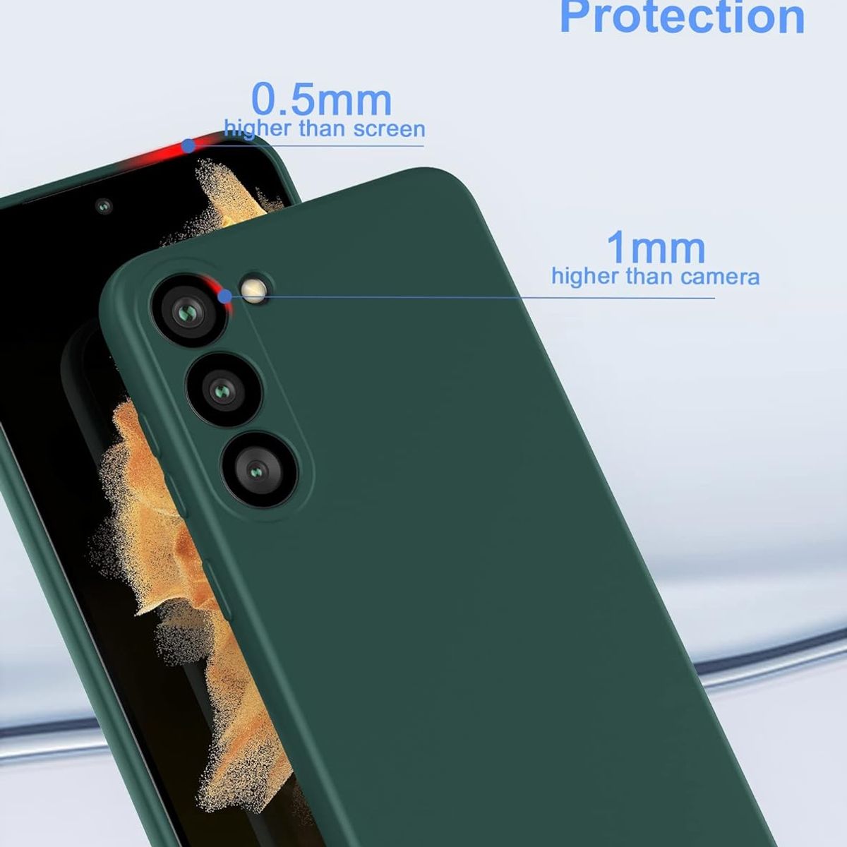 GENERICO - Case Silicona Para Samsung S24 - Verde Militar