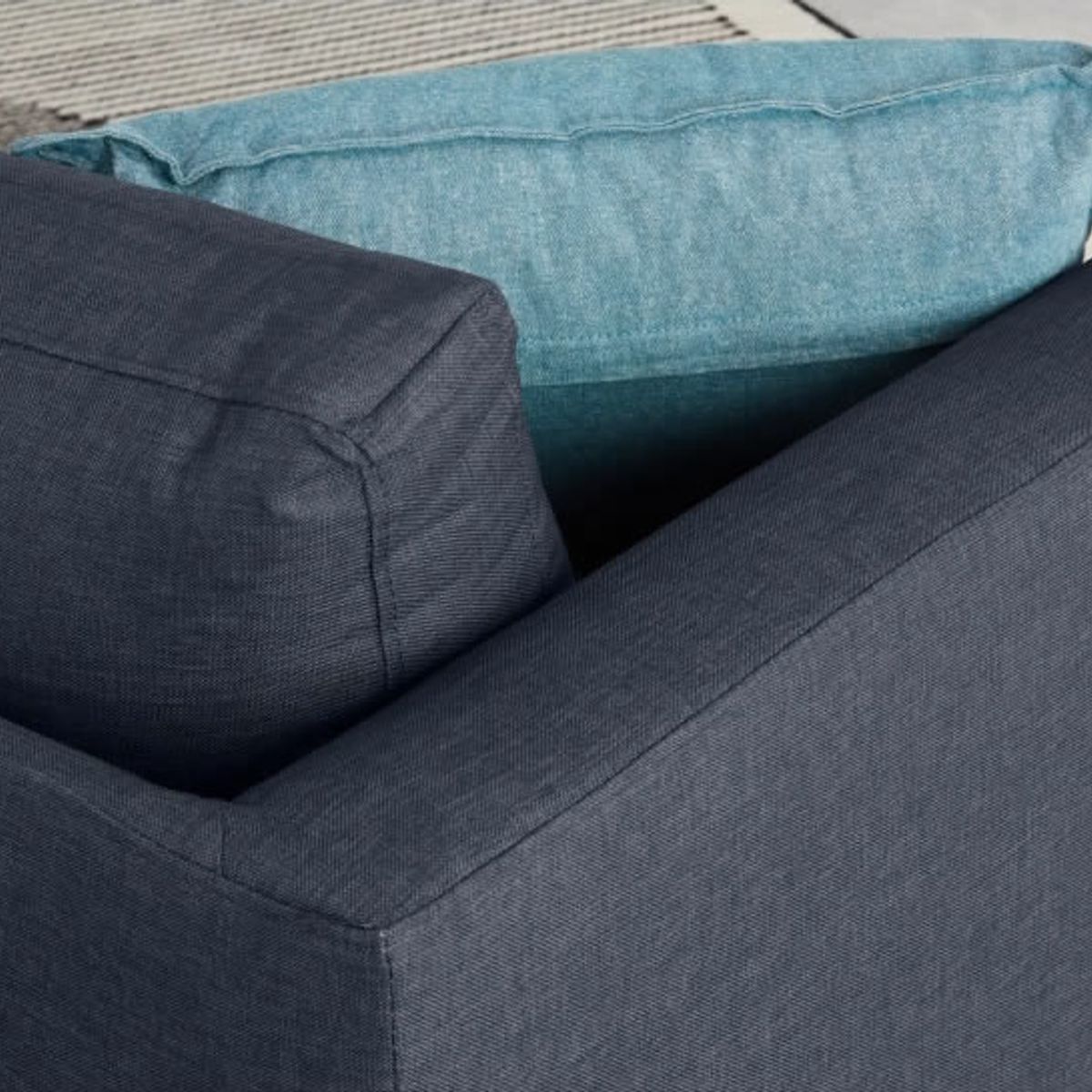 GENERICO - Sofá de 2 Cuerpos Eli - Azul