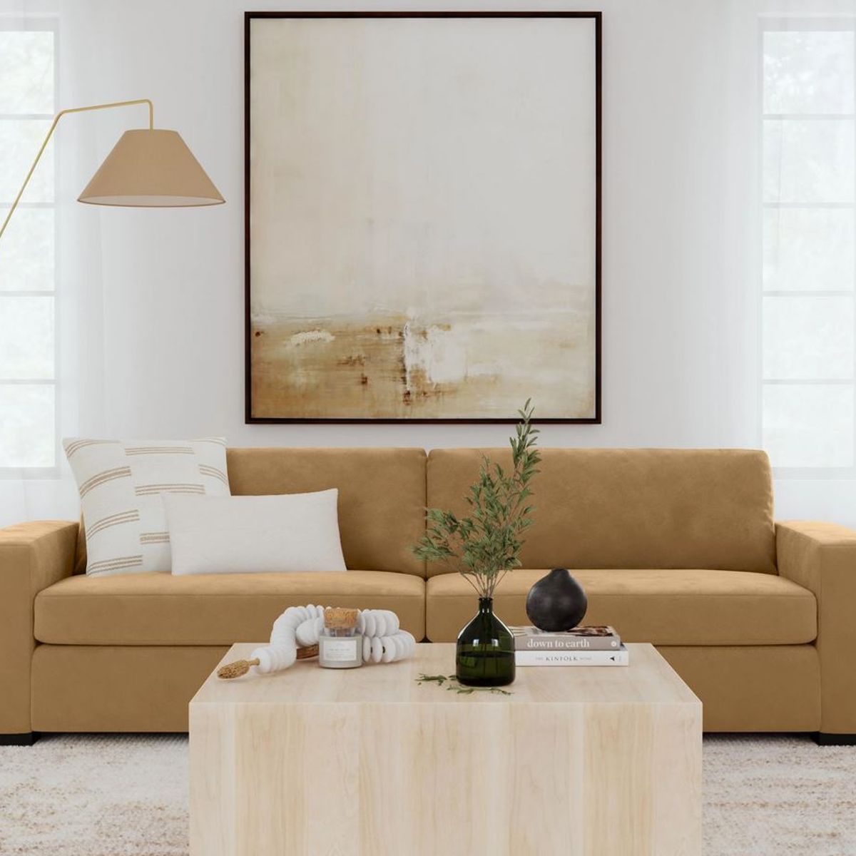 GENERICO - Sofa 2 Cuerpos Catania - Canela