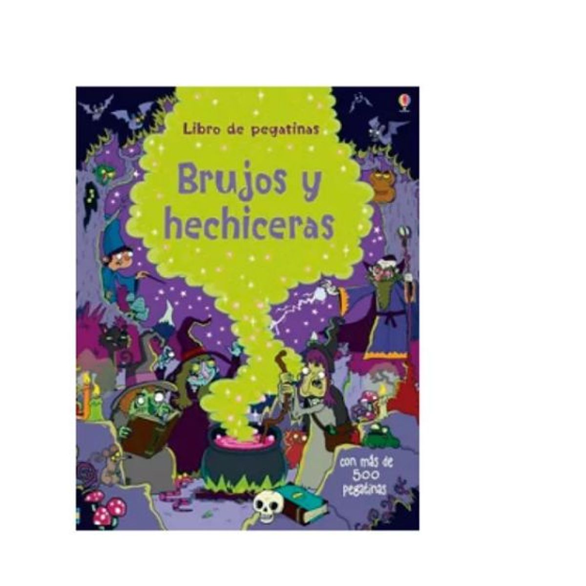 GENERICO - Libro Infantil Libro de Pegatinas - Brujos y Hechiceros