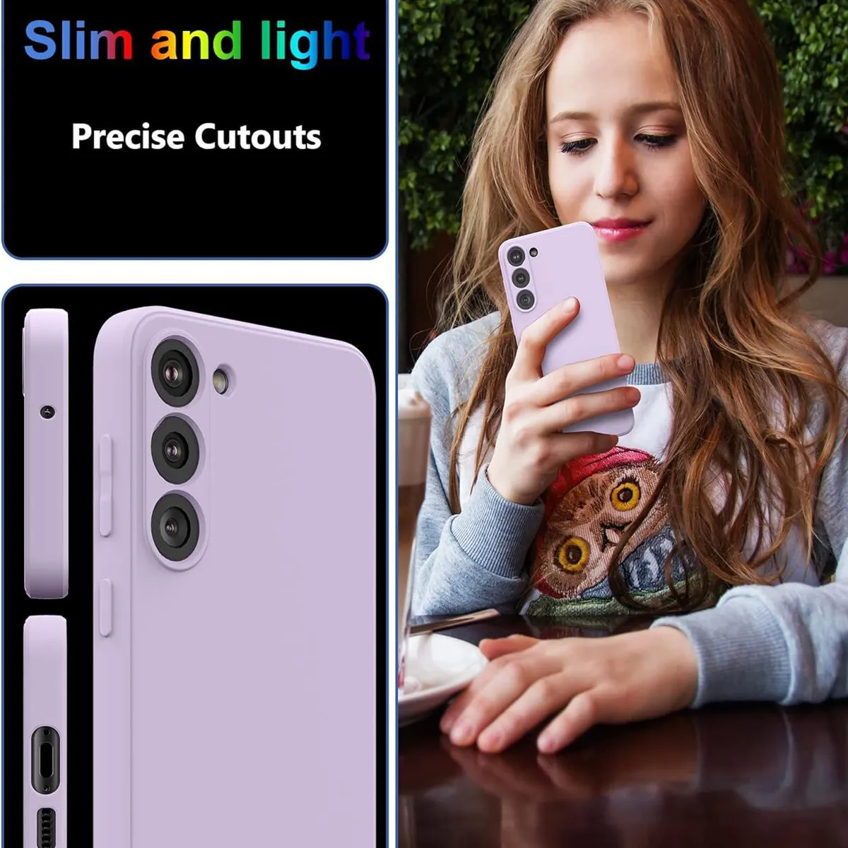 GENERICO - Case Silicona Para Samsung S24 Plus - Lila
