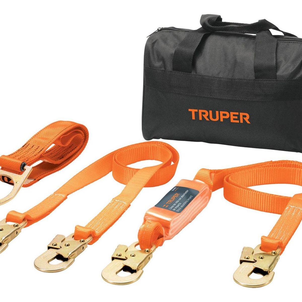 TRUPER - Kit contra caida con 3 incluye maleta Truper