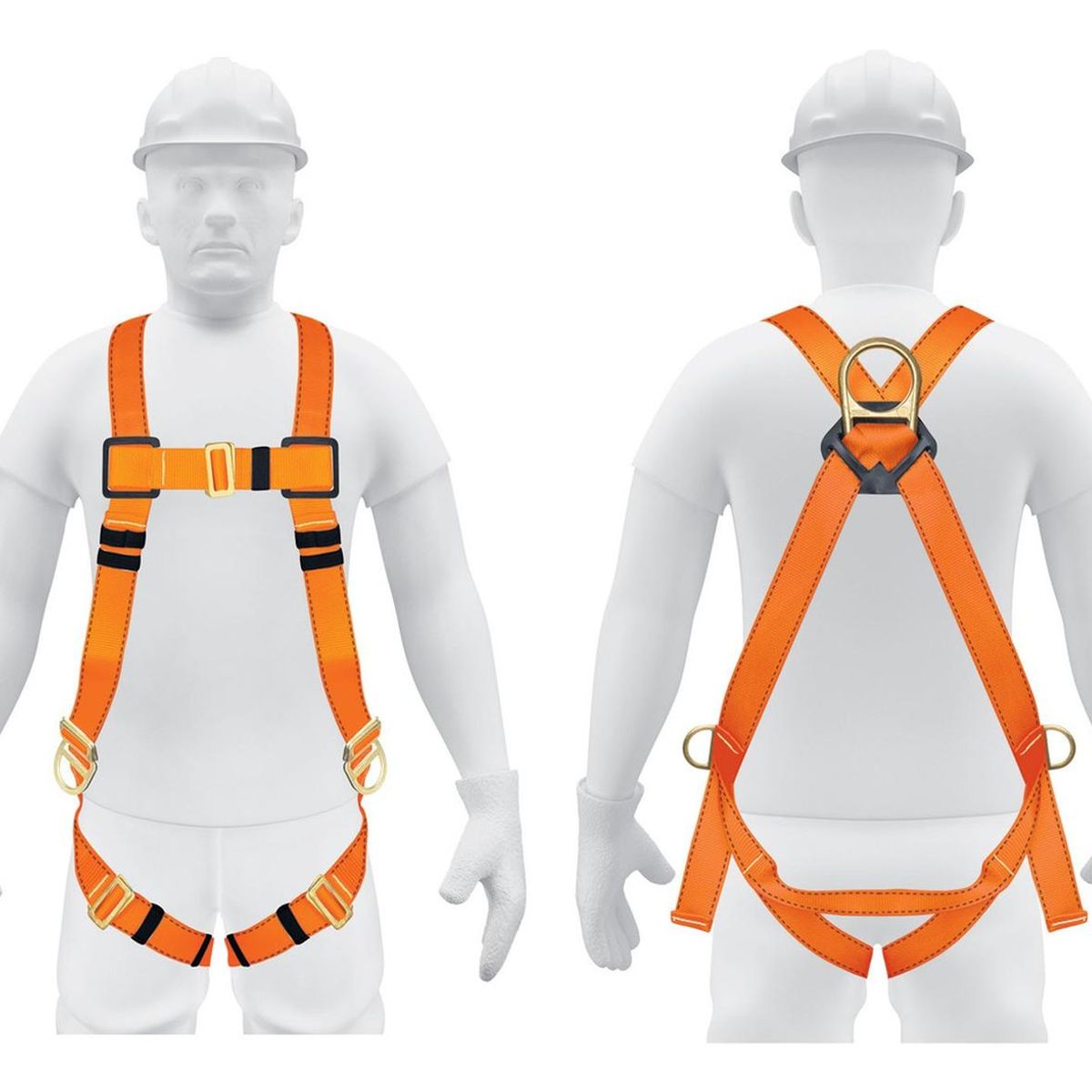 TRUPER - Kit contra caida con 3 incluye maleta Truper