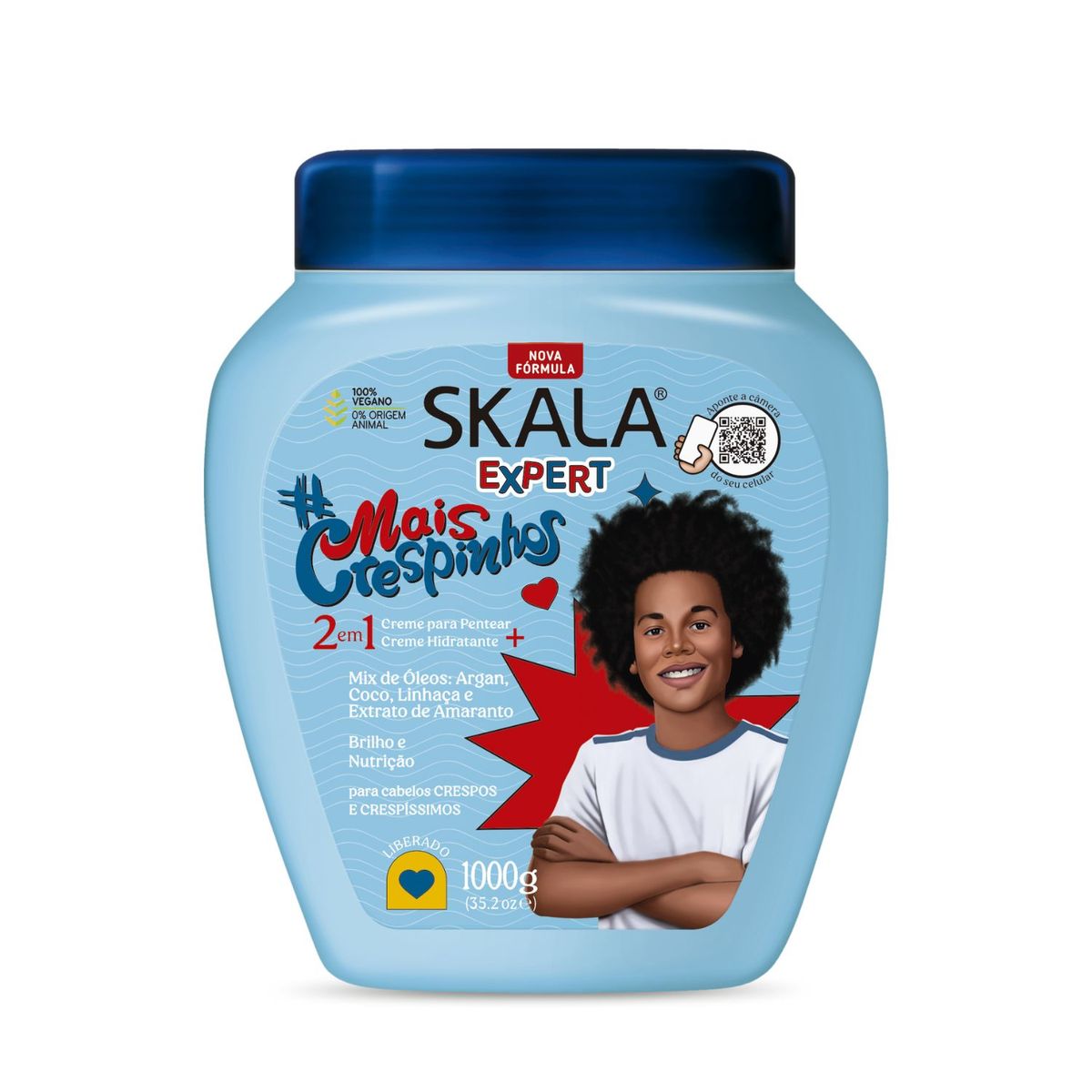 SKALA - Crema Tratamiento Capilar Mais Crespinhos Skala Expert 1000g