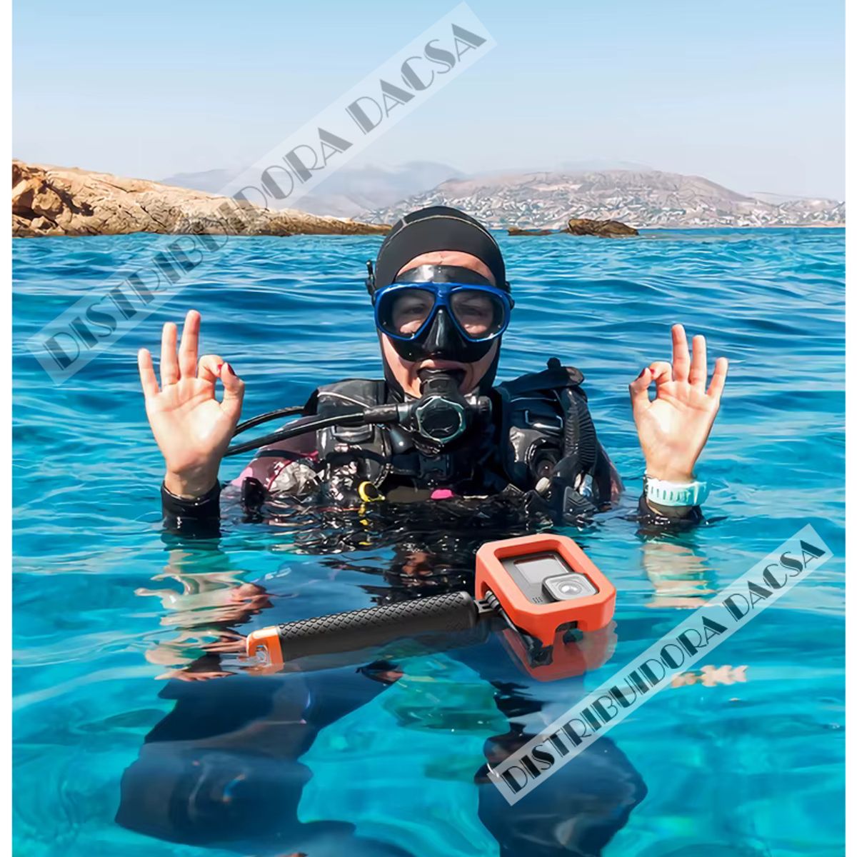 GENERICO - Funda Flotante  Para Gopro Hero 13, 12 11, 10, 9, 8