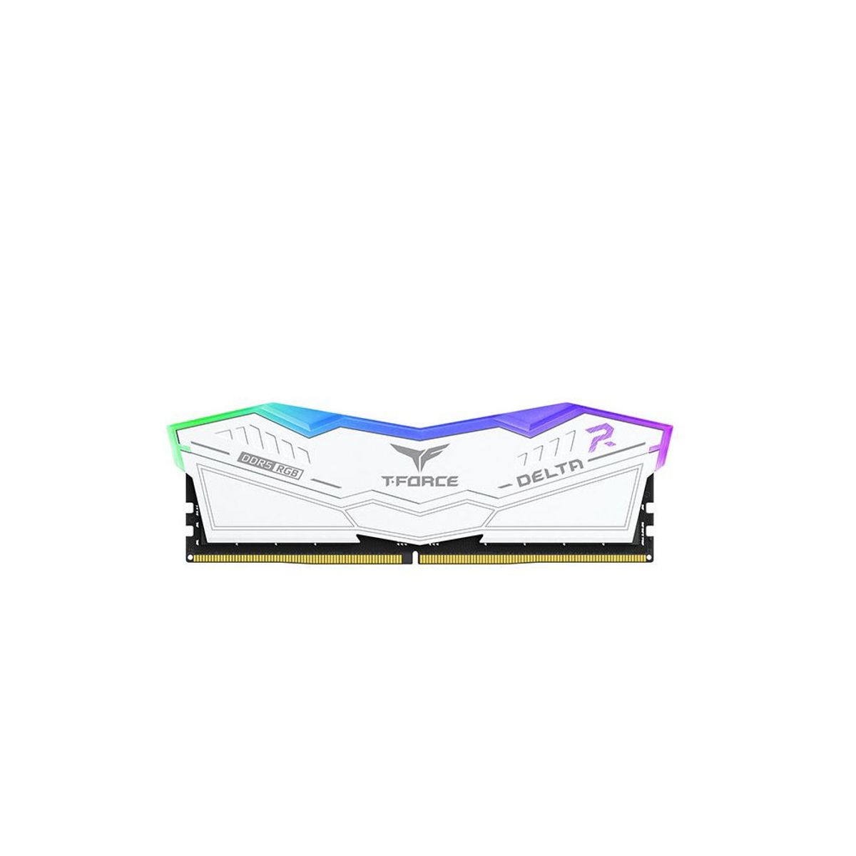 TEAMGROUP - Memoria RAM Teamgroup T-Force Delta 16GB RGB Blanco DDR5 5200Mhz CL40