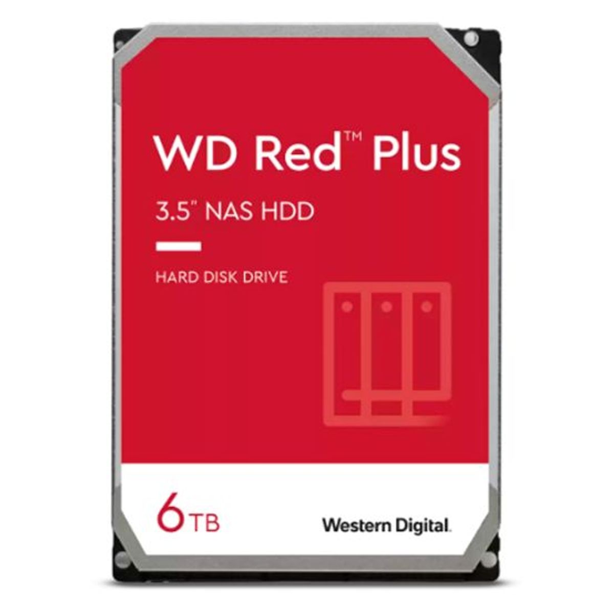 WESTERN DIGITAL - Disco duro Western Digital Red Plus WD60EFPX 6TB SATA 5400 3.5 256MB