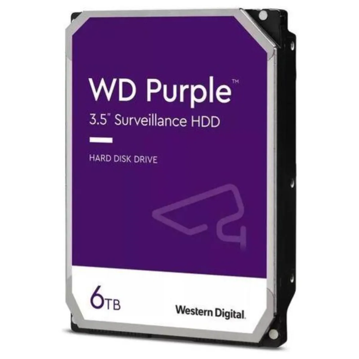 WESTERN DIGITAL - Disco duro Western Digital WD Purple 6TB SATA 6.0 5400 RPM 256MB 3.5