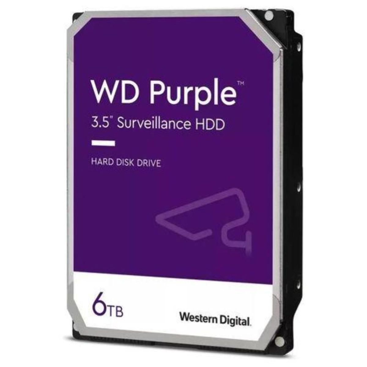 WESTERN DIGITAL - Disco duro Western Digital WD Purple 6TB SATA 6.0 5400 RPM 256MB 3.5