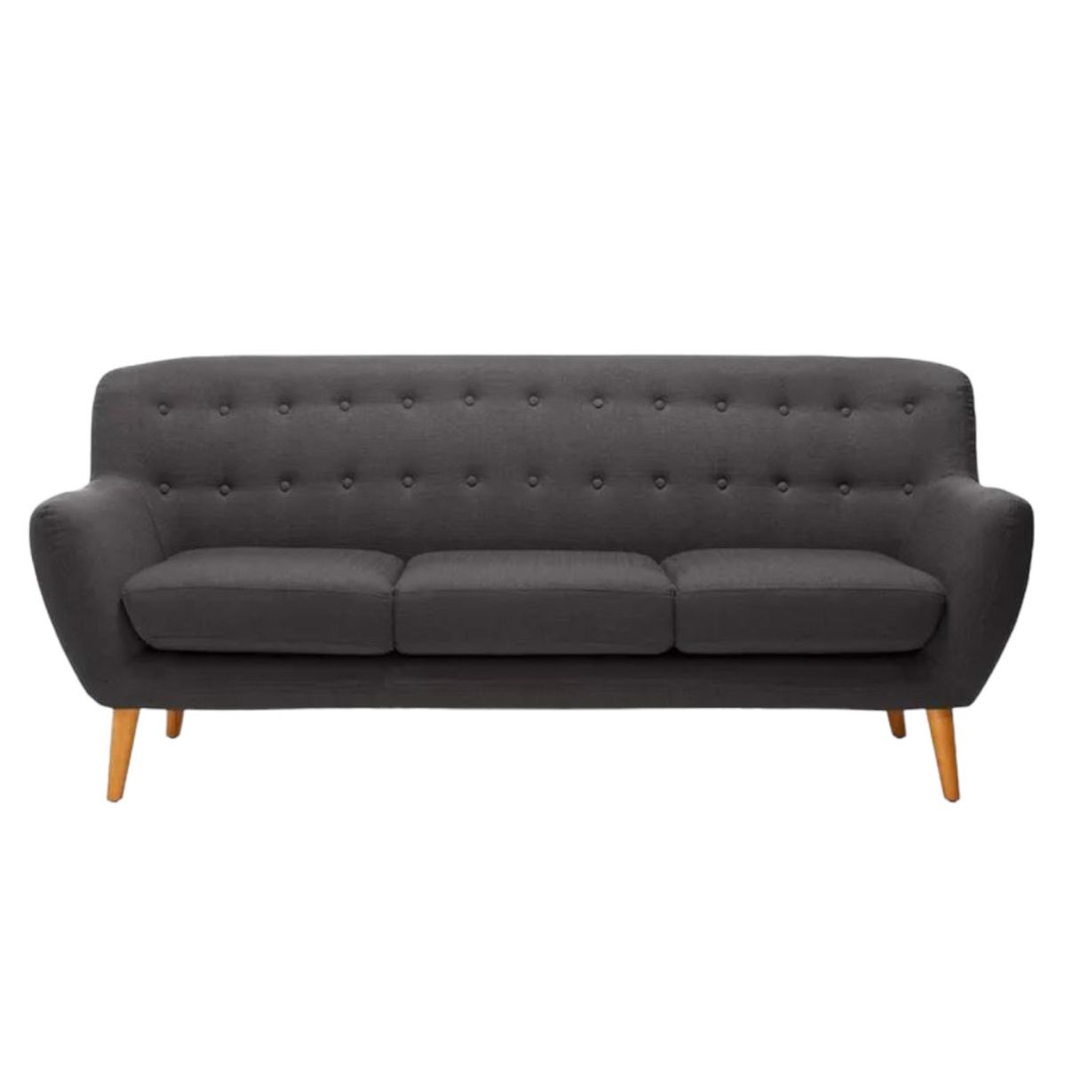 GENERICO - Sofa 3 Cuerpos Phoenix - Gris Oscuro