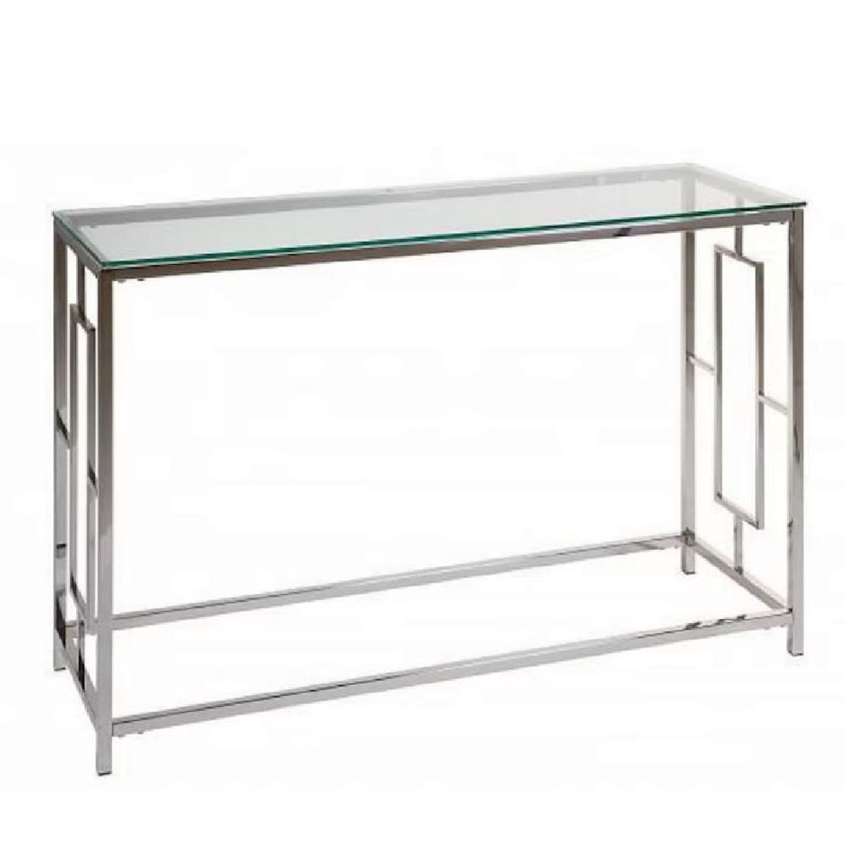 ALTO HOGAR - Consola Recibidor Zoe Acero Inoxidable Alto Hogar