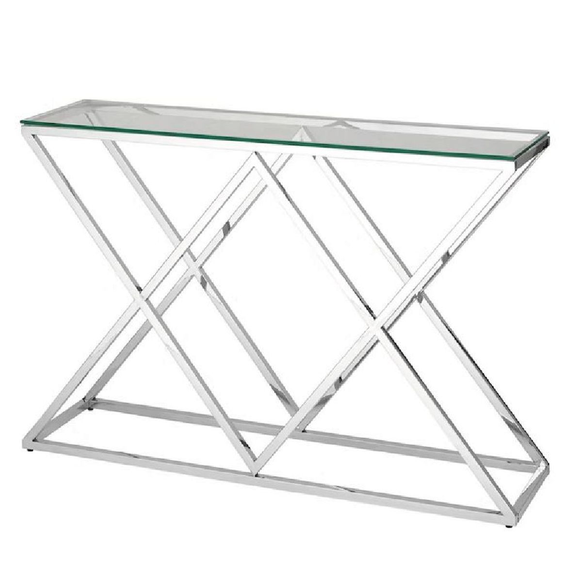 ALTO HOGAR - Consola Recibidor Luxury Acero Inoxidable Alto Hogar