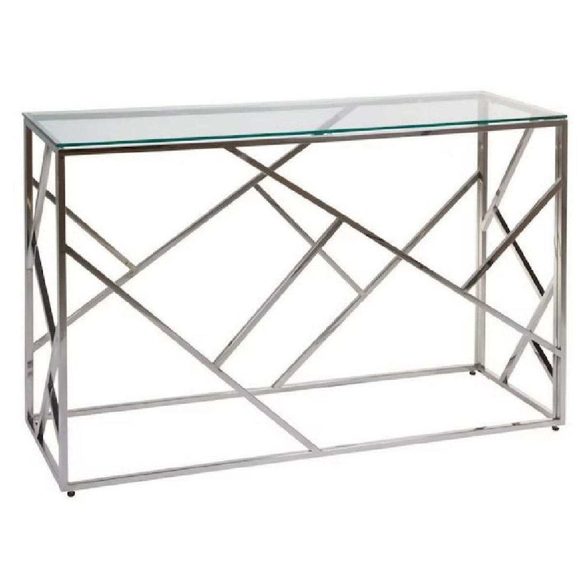 ALTO HOGAR - Consola Recibidor Indira Acero Inoxidable Alto Hogar