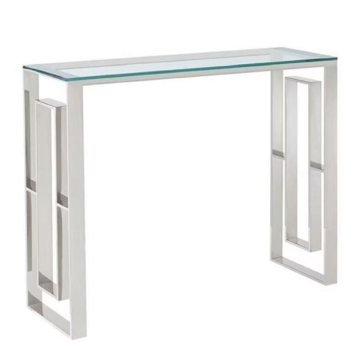 ALTO HOGAR - Consola Recibidor Eureka Acero Inoxidable Alto Hogar