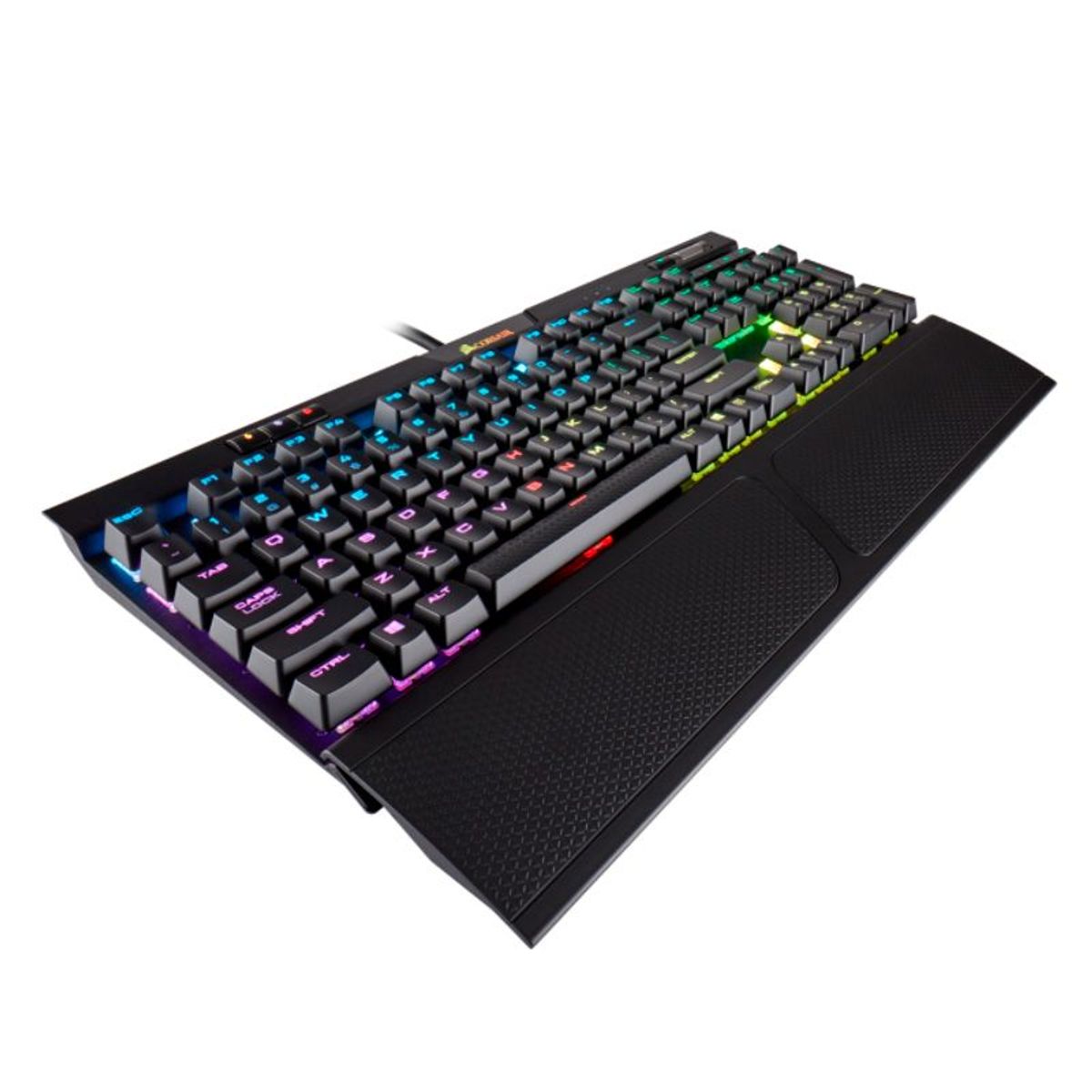 CORSAIR - Teclado Mecánico Gamer Corsair K70 RGB MK.2 RAPIDFIRE USB 2.0 Español