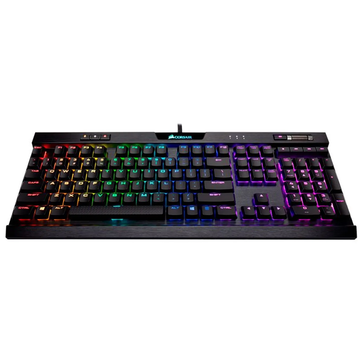 CORSAIR - Teclado Mecánico Gamer Corsair K70 RGB MK2 Low Profile RAPIDFIRE