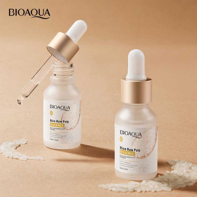 BIOAQUA - SERUM FACIAL ARROZ RICE RAW PULP ESSENCE BIOAQUA 15ML ANTIARRUGAS