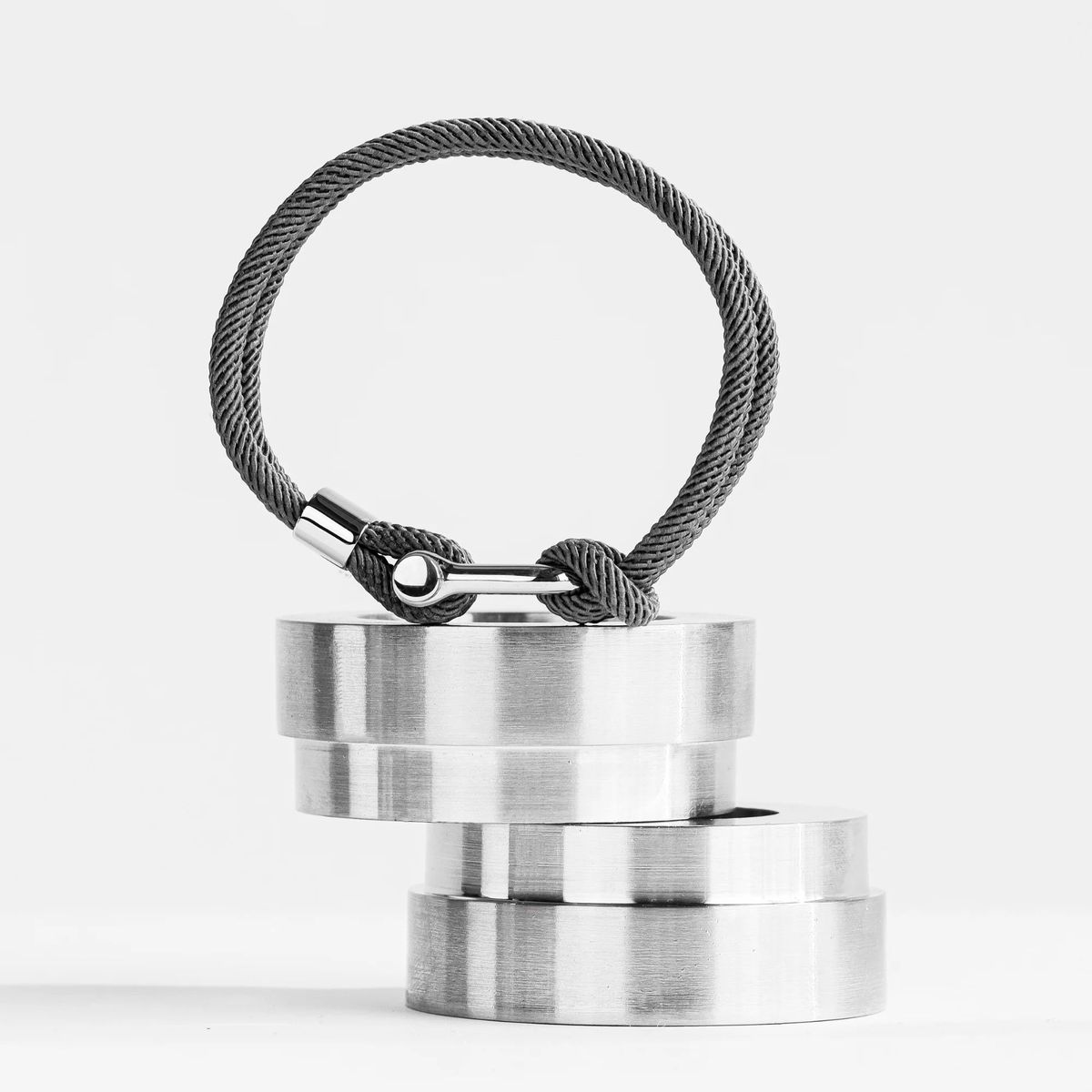 GENERICO - Pulsera Hombre Elegatto Alchor Platinum