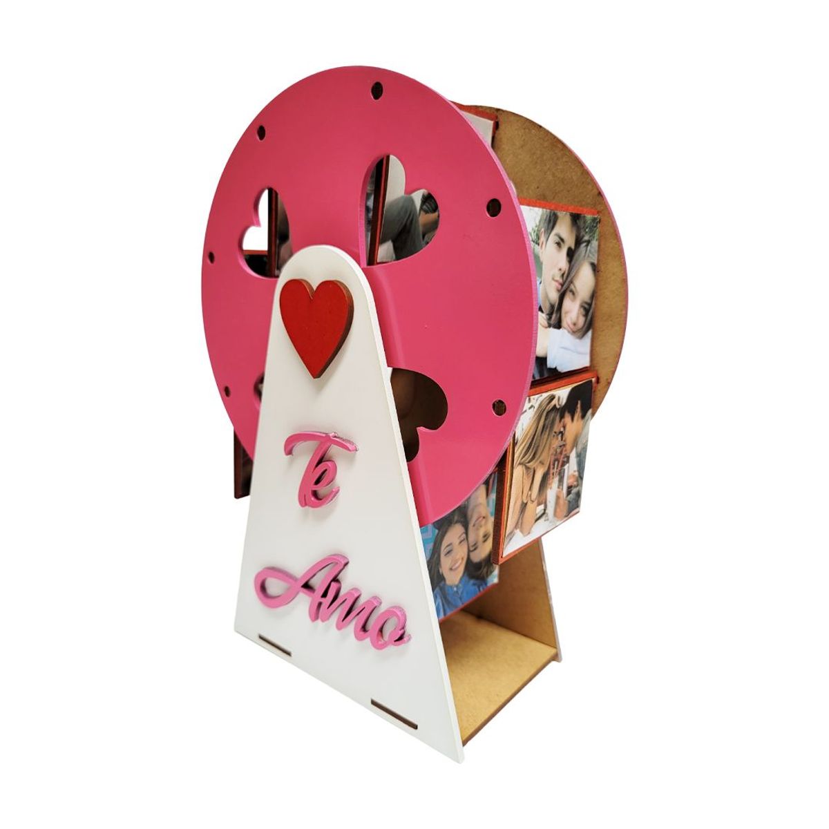 GENERICO - Ruleta Porta - Fotos de 20cm - Blanco