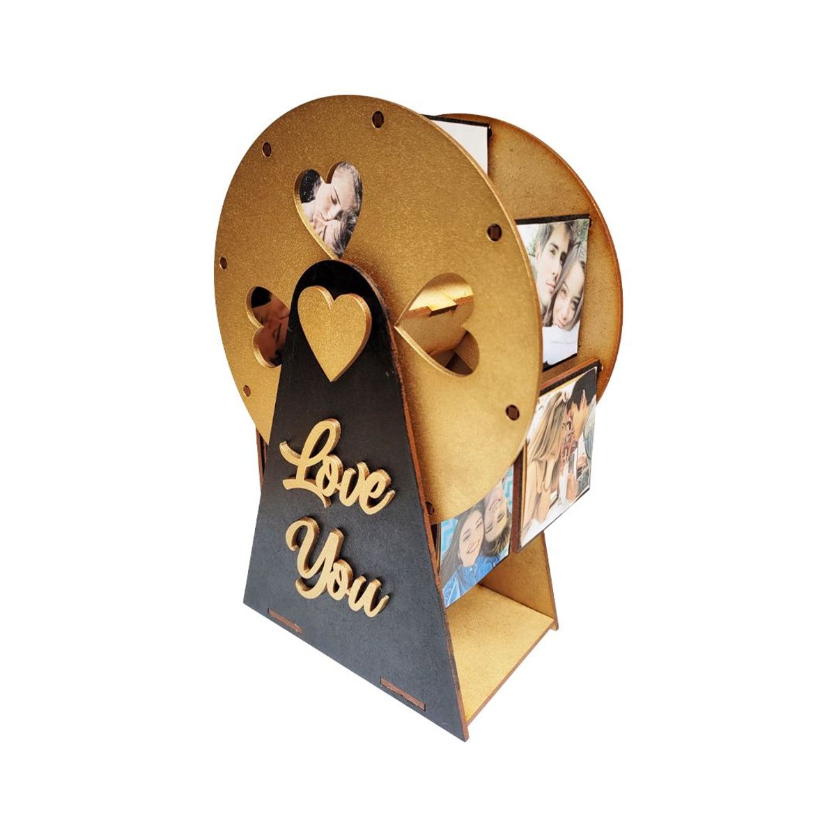 GENERICO - Ruleta Porta - Fotos de 20cm - Negro