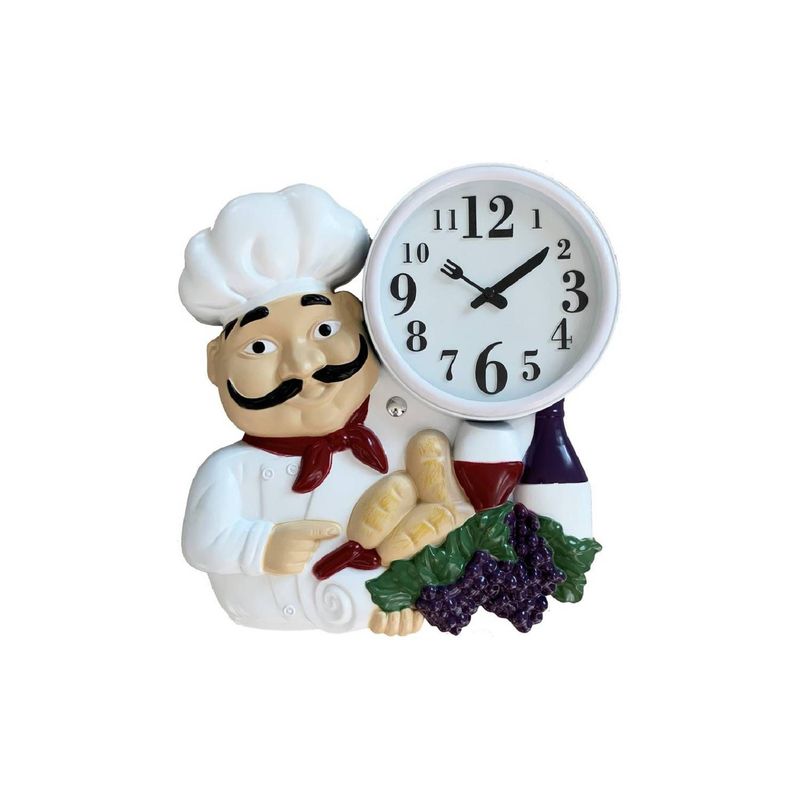 GENERICO - Reloj de Pared con Diseño de Chef