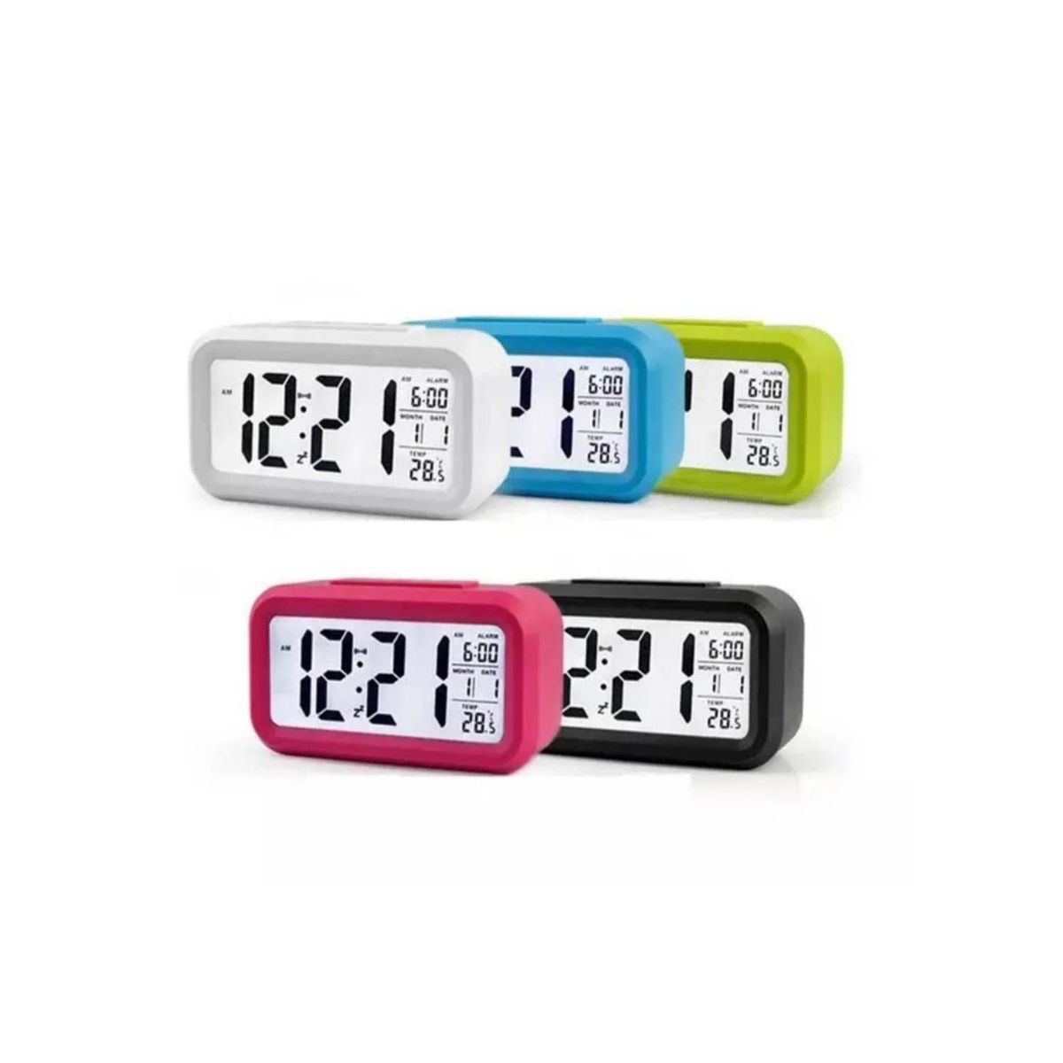 GENERICO - Reloj Digital Alarma - Fecha y Temperatura de Hogar Oficina Habitacion